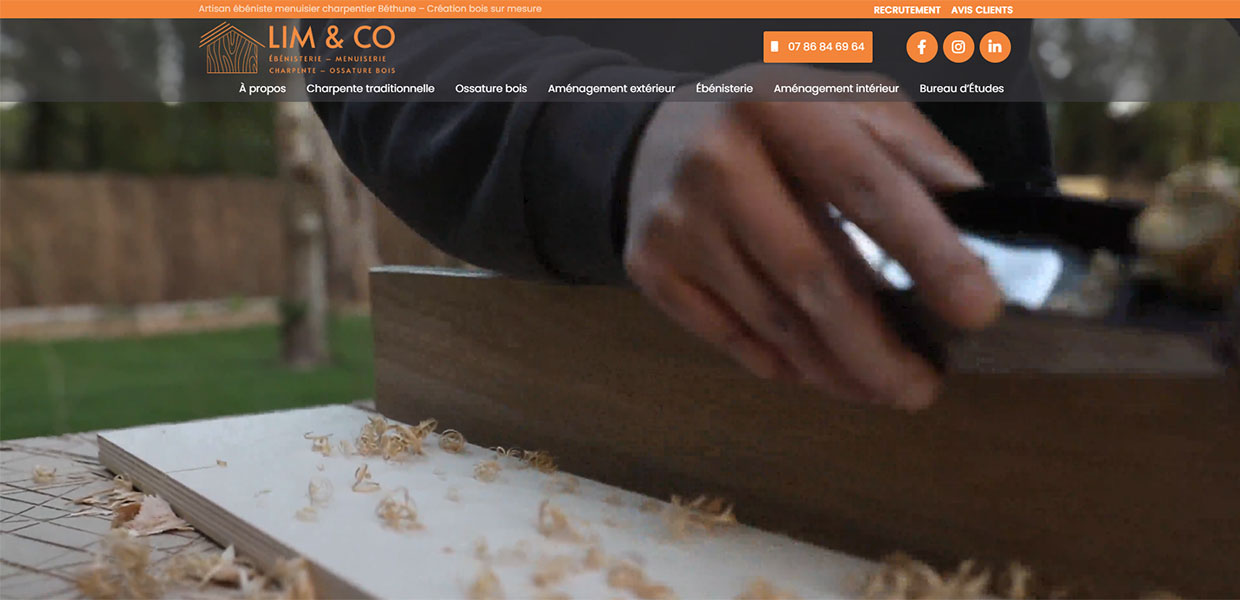 Artisan ébéniste et menuisier à Lens